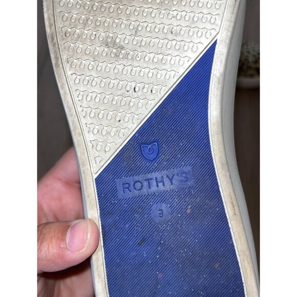 Rothy's Leopard Print Animal Print Slip-On Sneakers Shoes Women size 9 - Picture 8 of 8